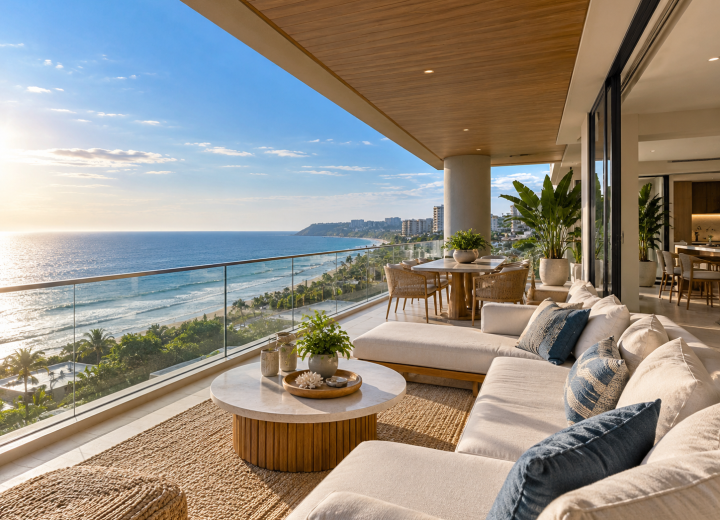 Apartamento frente al mar en Sabanilla
